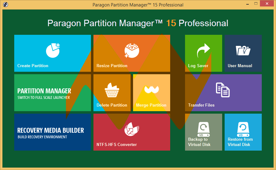 paragon partition free